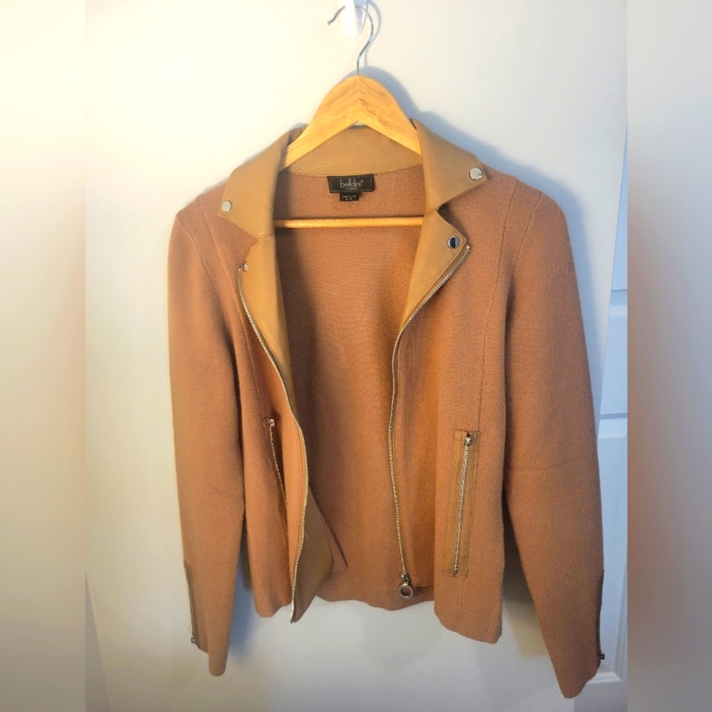 Belldini knit moto jacket